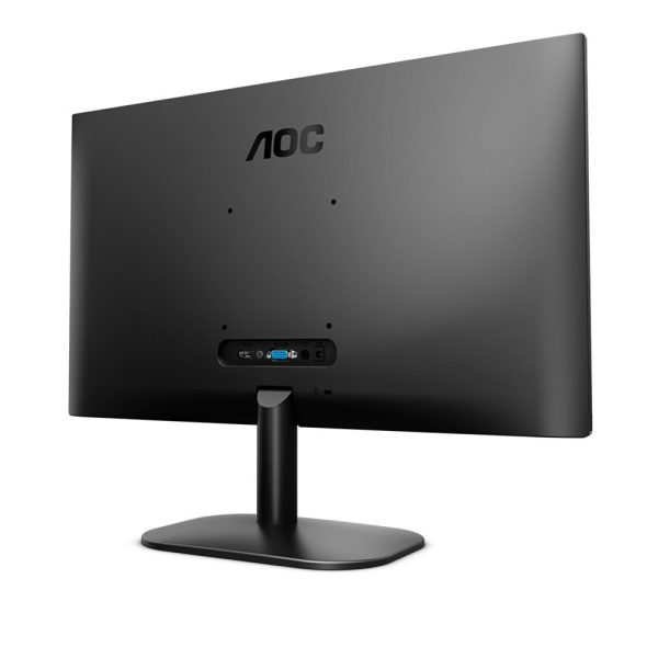 MON AOC 23.8 F-HD / VGA / DVI / VESA / Black RENEWED - Afbeelding 3