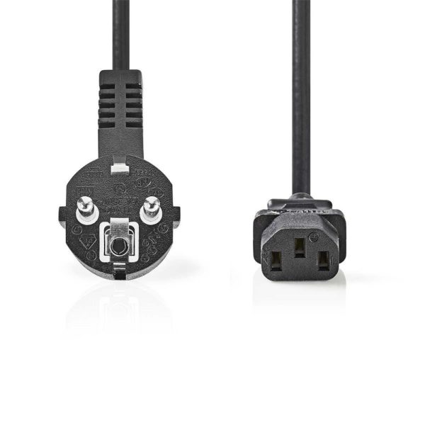 Nedis CEGP10000BK100 electriciteitssnoer Zwart 10 m Netstekker type E C13 stekker - Afbeelding 3