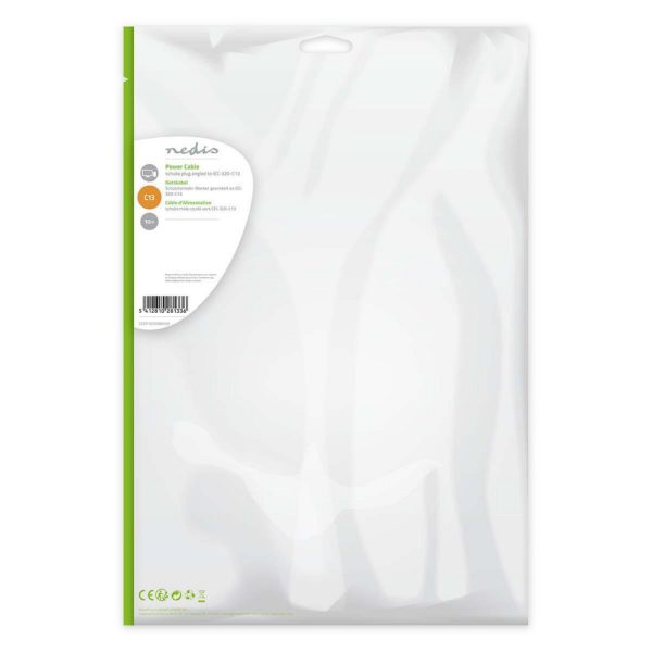 Nedis CEGP10000BK100 electriciteitssnoer Zwart 10 m Netstekker type E C13 stekker - Afbeelding 4