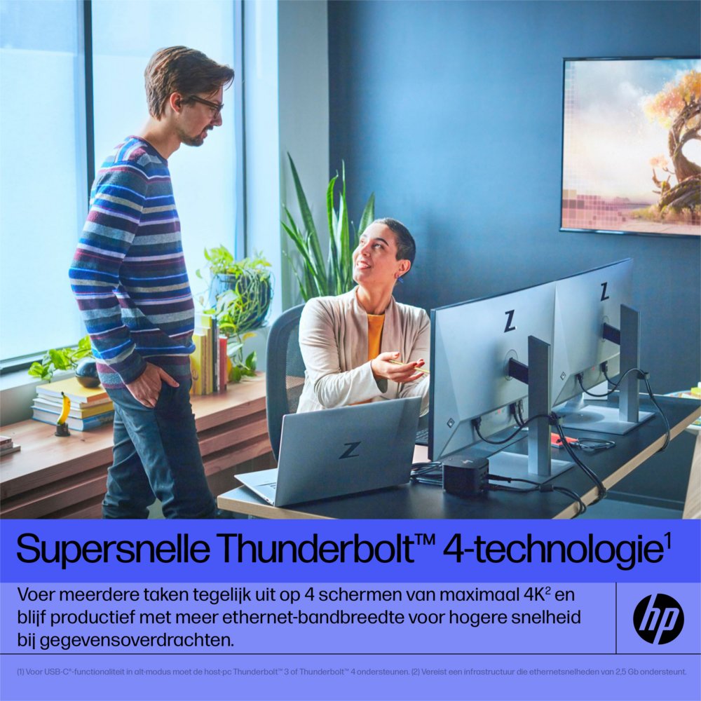 HP G4 Docking Station | Thunderbolt 280W | Zwart - Afbeelding 5