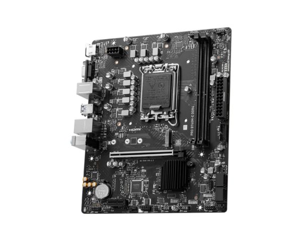 MB MSI Pro B760M-E 2xDDR4 LGA1700 M-ATX HDMI/VGA - Afbeelding 4