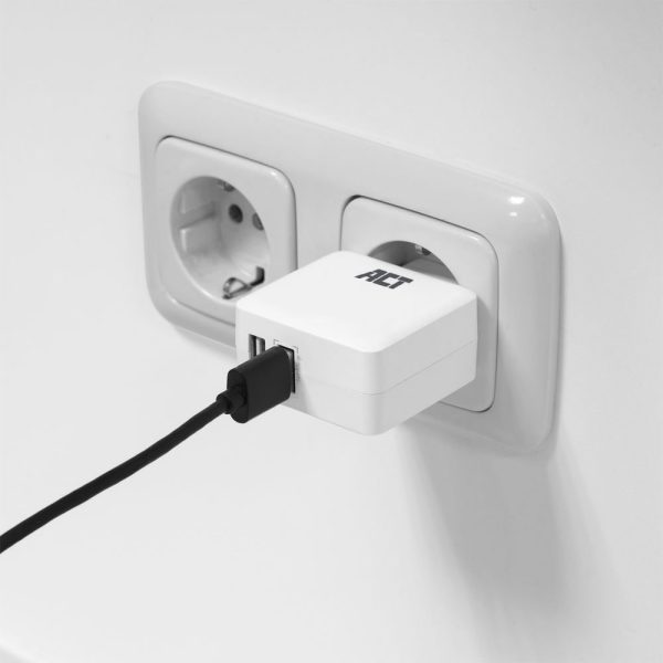 ACT AC2125 oplader voor mobiele apparatuur Wit Binnen - Afbeelding 4