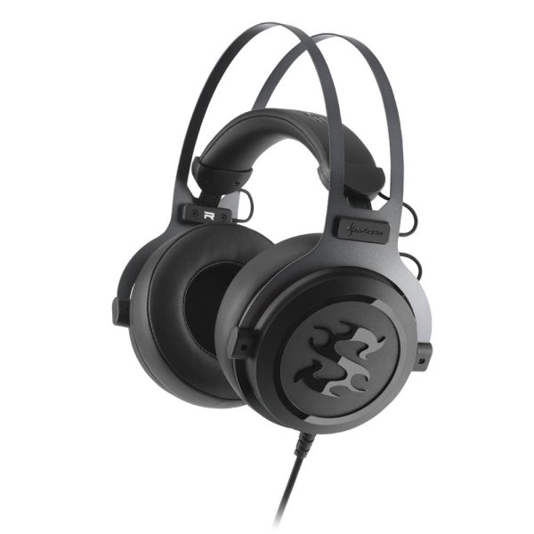Sharkoon SKILLER SGH3 Headset Bedraad Hoofdband Gamen Zwart, Titanium - Afbeelding 3
