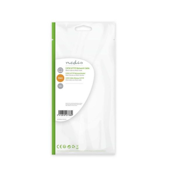 Nedis CCGP85221OG10 netwerkkabel Oranje 1 m Cat6 SF/UTP (S-FTP) - Afbeelding 5