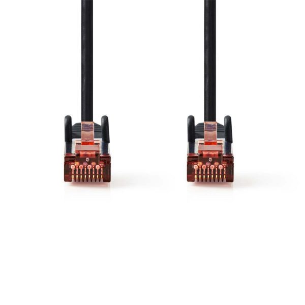 Nedis CCGP85221BK20 netwerkkabel Zwart 2 m Cat6 SF/UTP (S-FTP) - Afbeelding 3