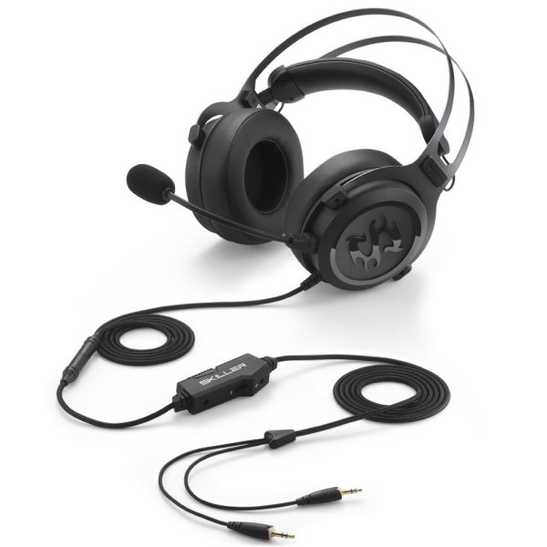 Sharkoon SKILLER SGH3 Headset Bedraad Hoofdband Gamen Zwart, Titanium - Afbeelding 5