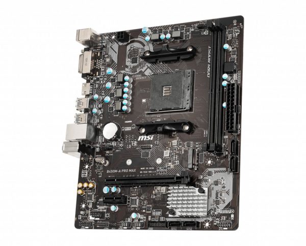 MSI B450M-A PRO MAX moederbord AMD B450 Socket AM4 micro ATX - Afbeelding 4