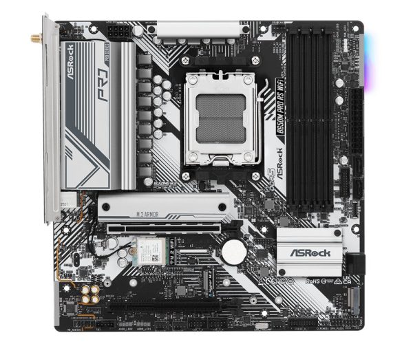 Asrock B650M Pro RS WiFi AMD B650 Socket AM5 micro ATX - Afbeelding 3