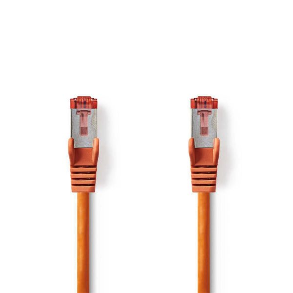 Nedis CCGP85221OG10 netwerkkabel Oranje 1 m Cat6 SF/UTP (S-FTP)