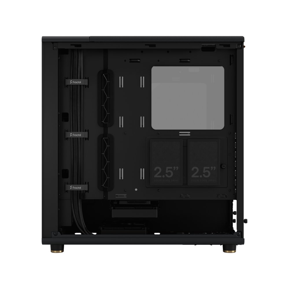 Fractal Design North TG Clear Charcoal | Midi Tower Case | Zwart - Afbeelding 5