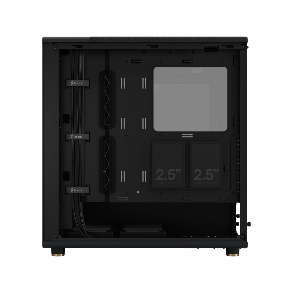Fractal Design North TG Clear Charcoal | Midi Tower Case | Zwart - Afbeelding 4