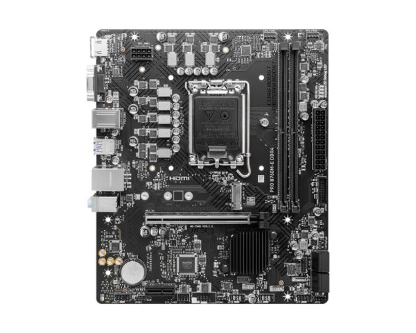 MB MSI Pro B760M-E 2xDDR4 LGA1700 M-ATX HDMI/VGA - Afbeelding 3