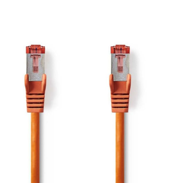Nedis CCGP85221OG10 netwerkkabel Oranje 1 m Cat6 SF/UTP (S-FTP) - Afbeelding 3