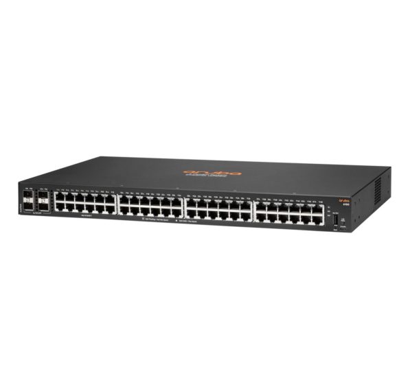 Hewlett Packard Enterprise Aruba 6100 48G 4SFP+ Managed L3 Gigabit Ethernet (10/100/1000) 1U Zwart REFURBISHED - Afbeelding 3