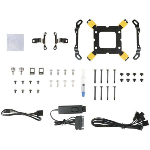 Azza LCAZ-240C-ARGB koelsysteem voor computers Processor Kit voor vloeistofkoeling 12 cm Zwart 1 stuk(s) - Afbeelding 4