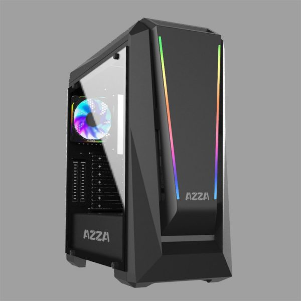 Case Azza Chroma 410A Midi Tower Zwart - Afbeelding 3