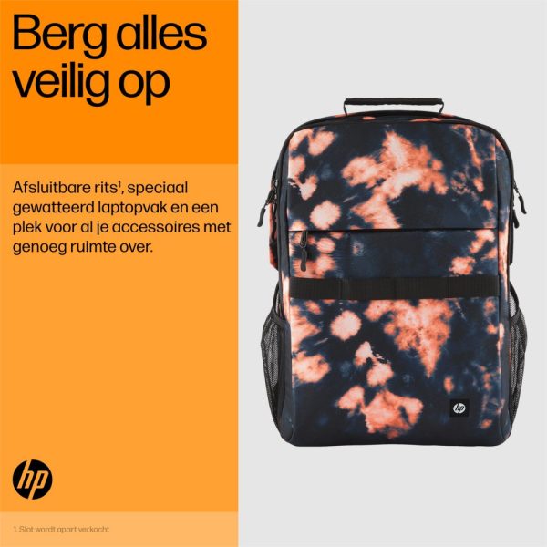HP BAG Campus XL Backpack, tie-dye 16 Inch - Afbeelding 11