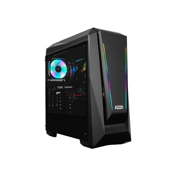 Case Azza Chroma 410A Midi Tower Zwart - Afbeelding 2