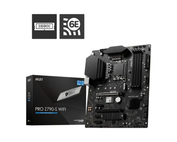 MSI PRO Z790-S WIFI moederbord Intel Z790 LGA 1700 ATX - Afbeelding 2
