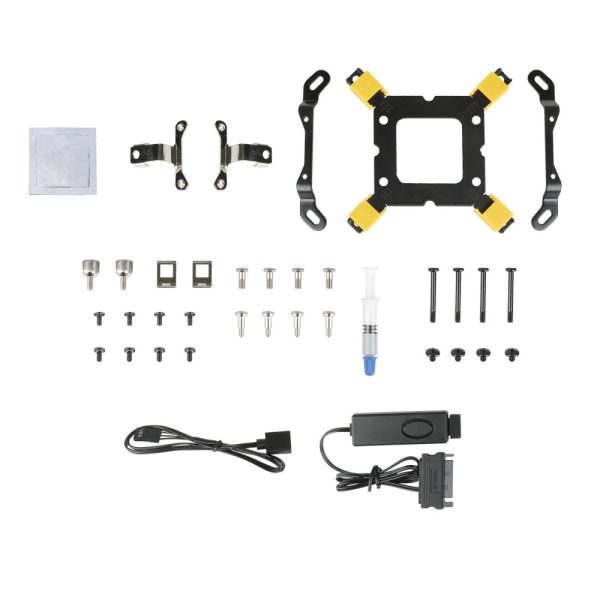 Azza LCAZ-120C-ARGB koelsysteem voor computers Processor Kit voor vloeistofkoeling 12 cm Zwart 1 stuk(s) - Afbeelding 4