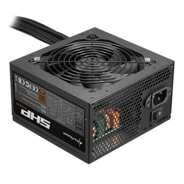 Sharkoon SHP Bronze power supply unit 600 W 20+4 pin ATX ATX Zwart - Afbeelding 2