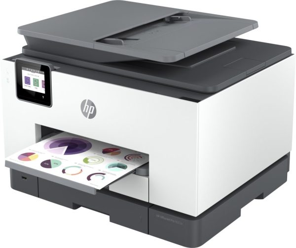 HP OfficeJet Pro 9022e All-in-One-printer, Printen, kopiëren, scannen, faxen, Automatische invoer voor 35 vellen; Printen via USB-poort aan voorzijde; Scannen naar e-mail; Dubbelzijdig printen - Afbeelding 3