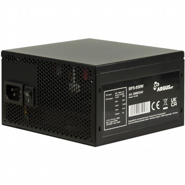 Inter-Tech ArgusNT BPS-850W | 850 Watt Bronze ATX 3.1 | Voeding | PSU - Afbeelding 4