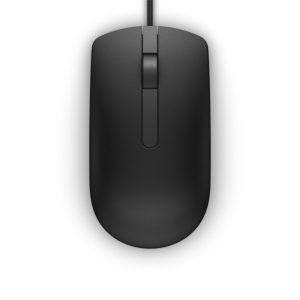Dell MS116 | Ambidextrous Bedrade Muis | USB-A | 1000 DPI | Zwart