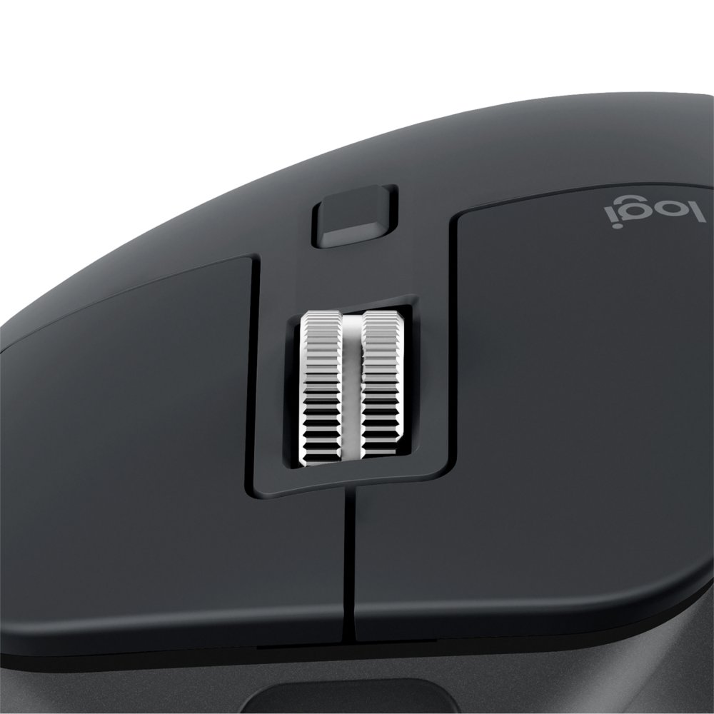 Logitech MX Master 3S | Draadloze Muis | RF-Draadloos + Bluetooth | 8000 DPI | Grafiet - Afbeelding 4