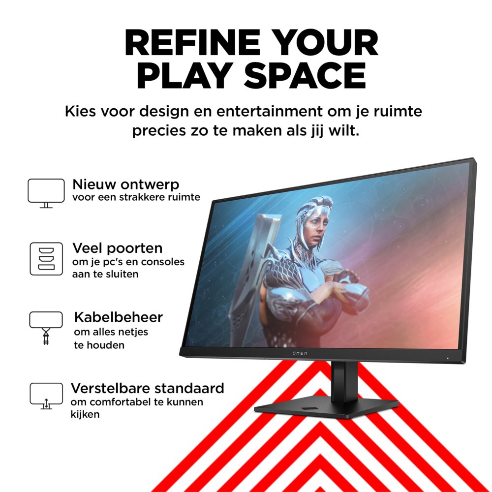 HP Omen 780F9AA 27" | 1920 x 1080 IPS | 165Hz | Gaming Monitor - Afbeelding 14