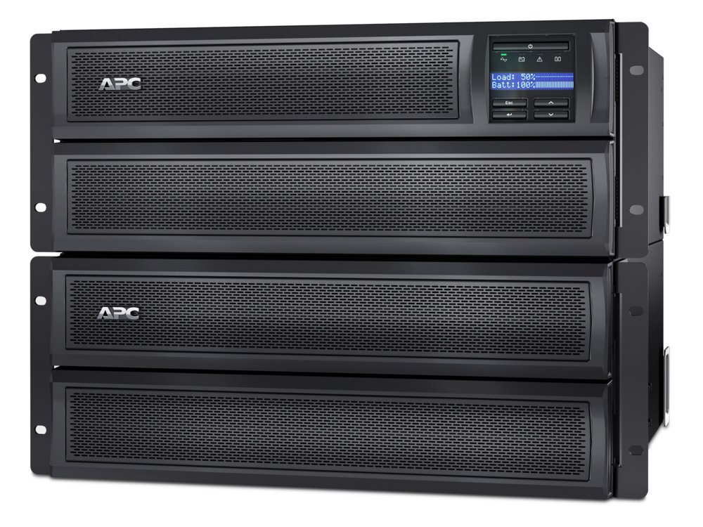 APC Smart-UPS X SMX2200HV | 2200 VA / 1980 W | 4U Rack/Tower Convertible | 8x IEC C13 & 2x IEC C19 Stopcontacten | Zuivere Sinusgolf | AVR Spanningsregeling | LCD-scherm | Uitbreidbare Runtime - Afbeelding 10