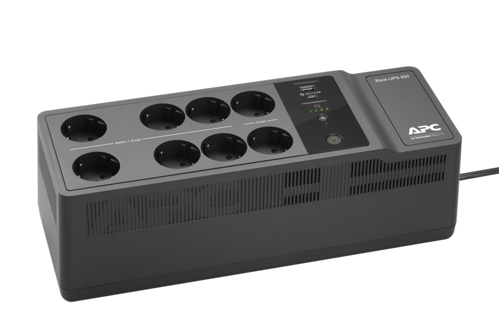 APC Back-UPS BE850G2-GR | 850 VA | 8 Schuko Stopcontacten (6 op Accu) | USB Type-A & C | AVR Spanningstabilisatie | Bescherming tegen Stroomstoringen - Afbeelding 14