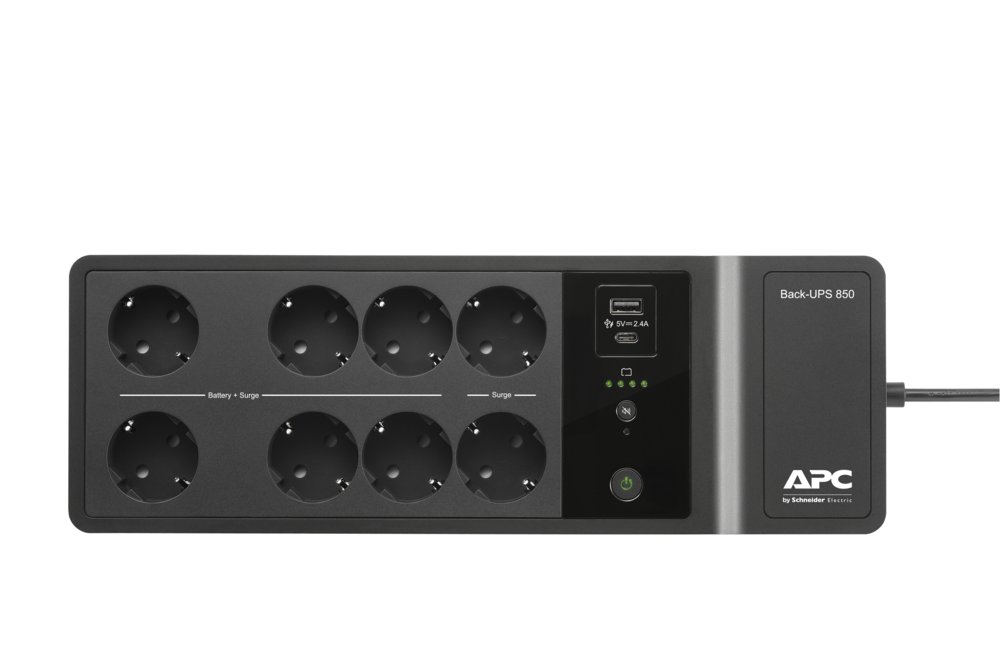 APC Back-UPS BE850G2-GR | 850 VA | 8 Schuko Stopcontacten (6 op Accu) | USB Type-A & C | AVR Spanningstabilisatie | Bescherming tegen Stroomstoringen - Afbeelding 15