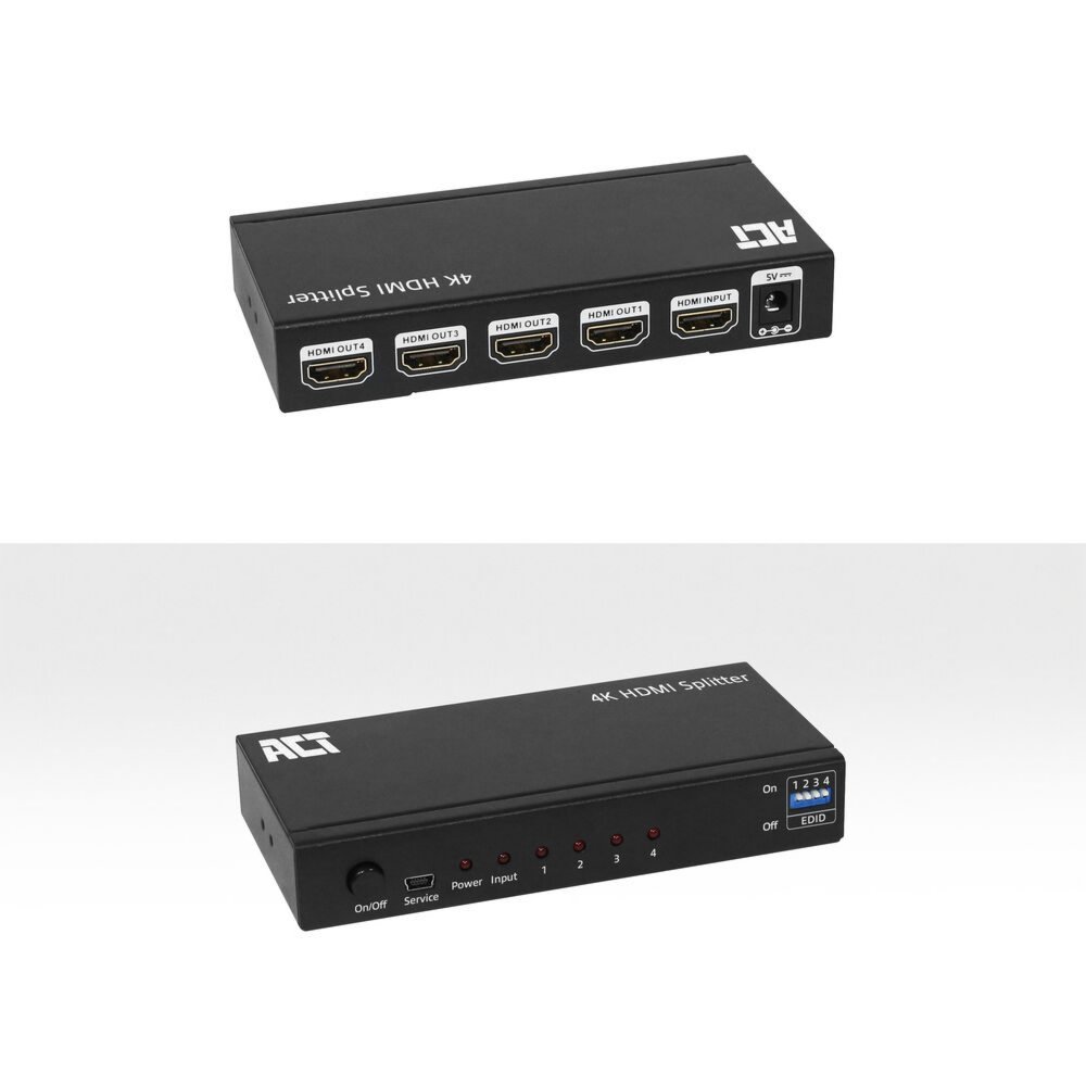 ACT AC7831 video splitter HDMI 4x HDMI - Afbeelding 3