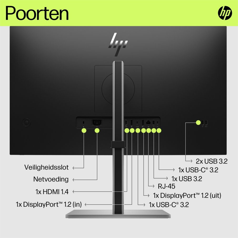 HP E27u G5 27" | 2560 x 1440 75Hz | USB-Hub | Monitor - Afbeelding 16