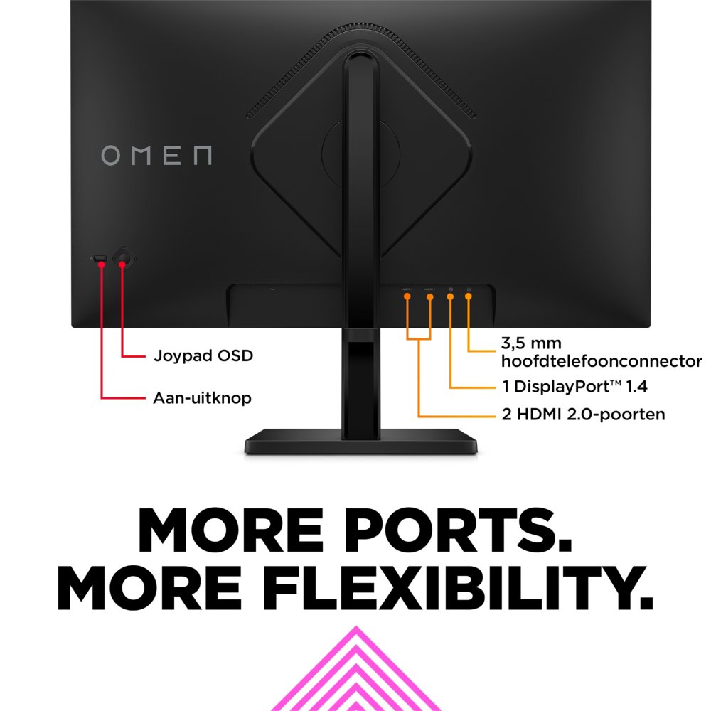 HP Omen 780F9AA 27" | 1920 x 1080 IPS | 165Hz | Gaming Monitor - Afbeelding 12