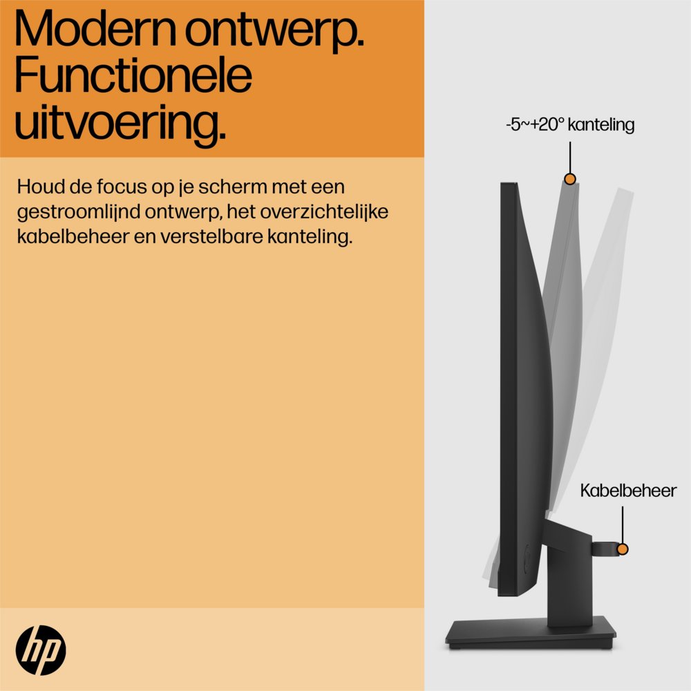 HP V27i G5 27" | 1920x1080 IPS | 75Hz | Monitor - Afbeelding 5