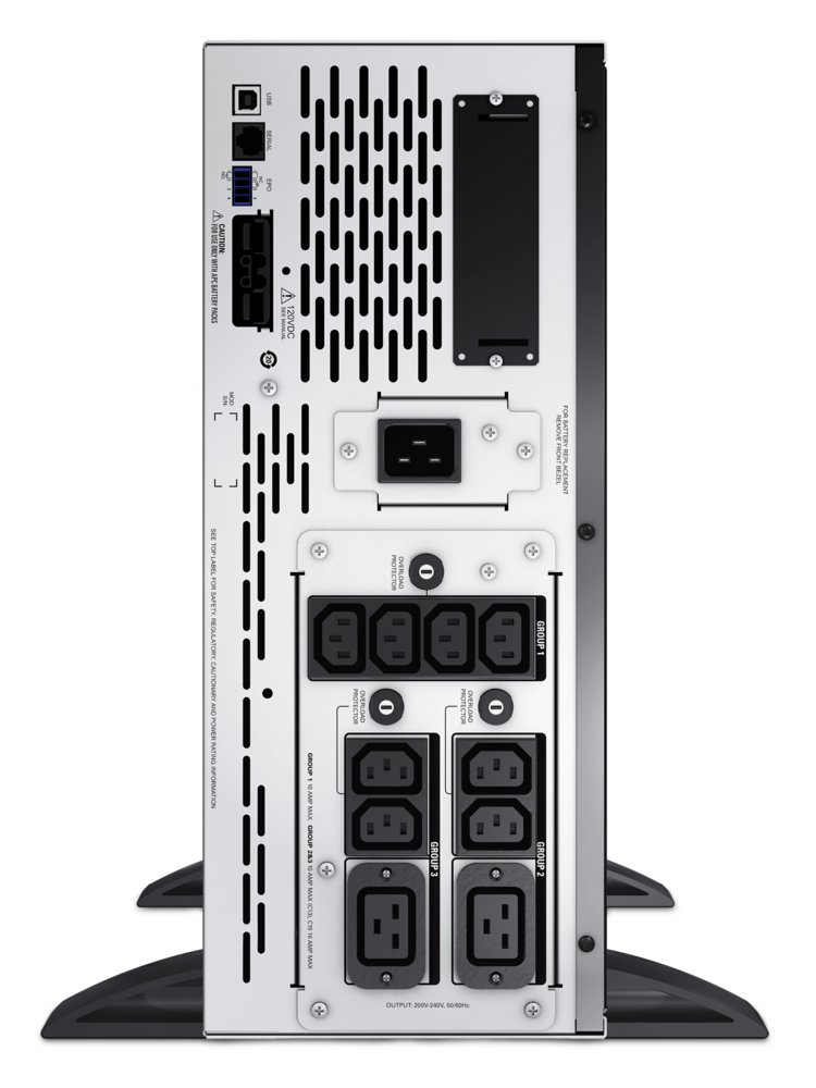 APC Smart-UPS X SMX2200HV | 2200 VA / 1980 W | 4U Rack/Tower Convertible | 8x IEC C13 & 2x IEC C19 Stopcontacten | Zuivere Sinusgolf | AVR Spanningsregeling | LCD-scherm | Uitbreidbare Runtime - Afbeelding 5
