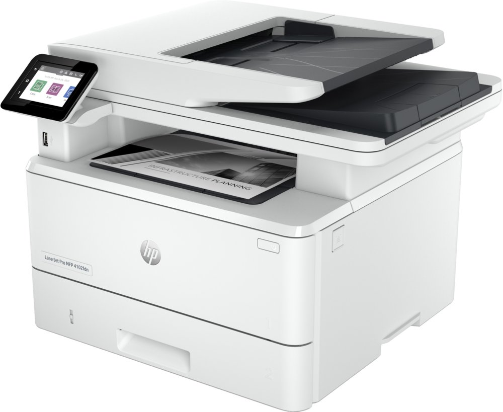 HP LaserJet Pro MFP 4102fdn AiO | 1200 x 1200 DPI | Zwart/Wit - Afbeelding 3