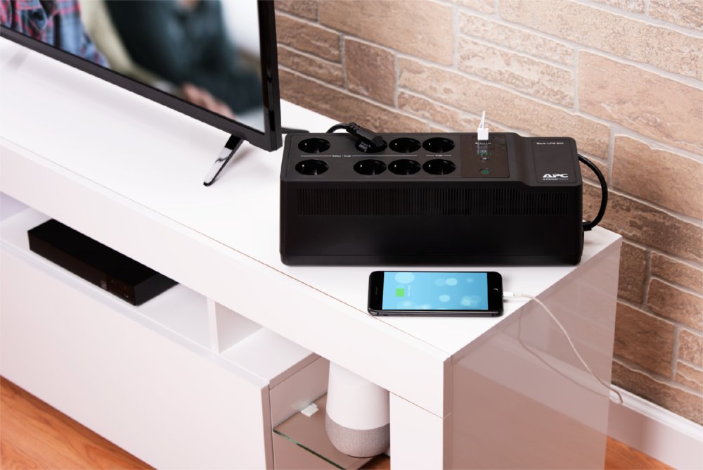 APC Back-UPS BE850G2-GR | 850 VA | 8 Schuko Stopcontacten (6 op Accu) | USB Type-A & C | AVR Spanningstabilisatie | Bescherming tegen Stroomstoringen - Afbeelding 4