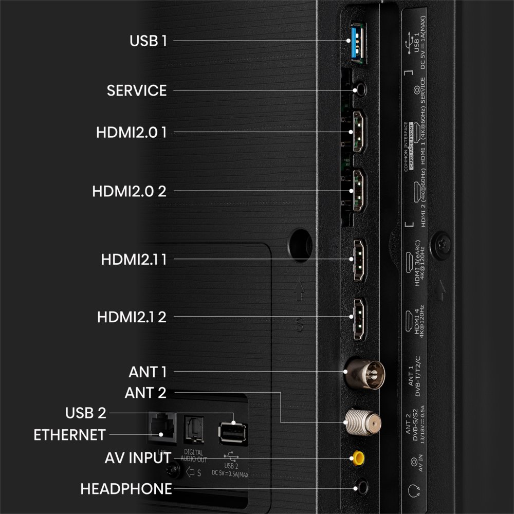 Hisense 55U79KQ | 55'' Ultra HD 4K | Mini LED Smart TV | Wifi | VIDAA | Dolby Vision | 120Hz - Afbeelding 9