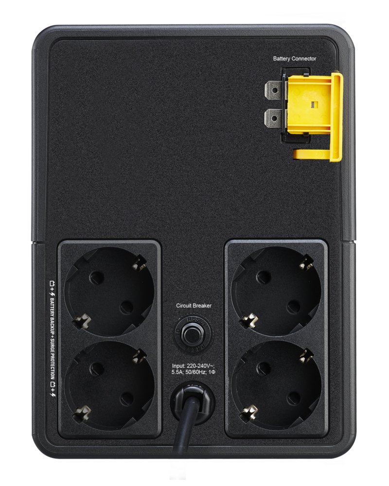 APC Easy-UPS BVX1200LI-GR | 1200 VA / 650 W | 4x Schuko Stopcontacten | AVR Spanningsregeling | LED-statusindicator | Tower UPS - Afbeelding 3