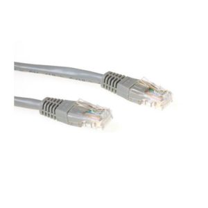 ACT Grijze 15 meter UTP CAT5E patchkabel met RJ45 connectoren