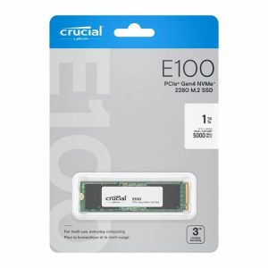 Crucial E100 | 480GB NVMe SSD | M.2 | Gen4 | 4.700MB/s