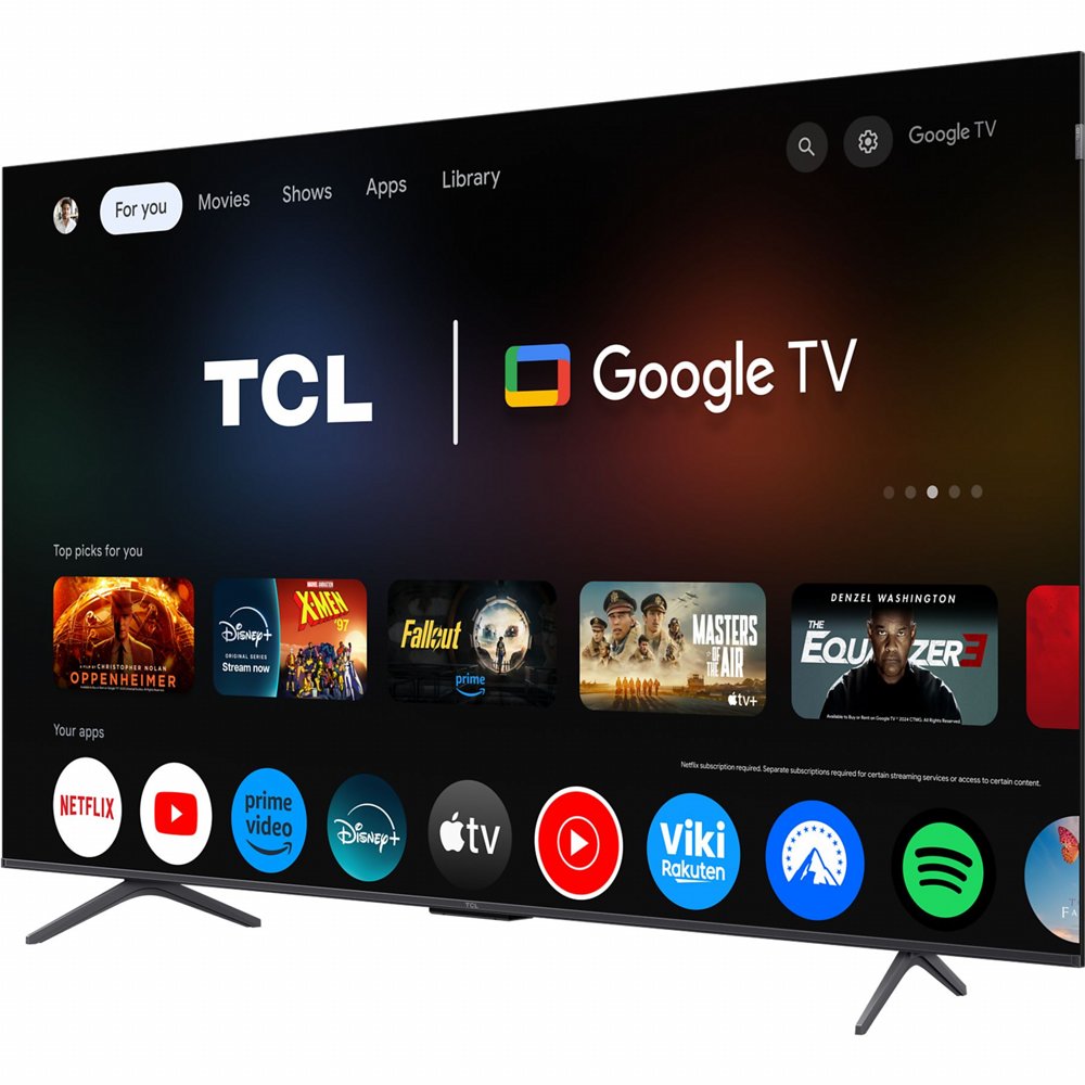 TCL 65P8K | 65" 4K Ultra HD QLED Smart TV | Google TV | Quantum Dot | Dolby Vision | 120Hz (2025) - Afbeelding 3