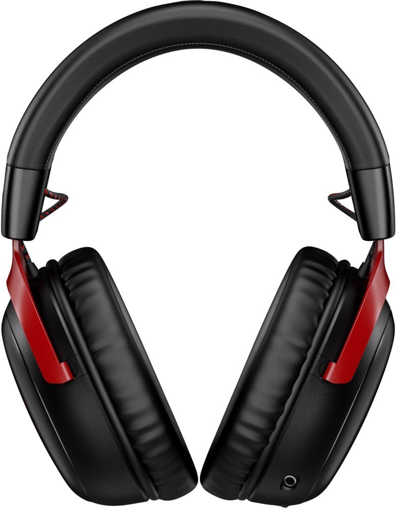 HyperX Cloud III | Draadloze Over-ear Gaming Headset | USB-A & USB-C Receiver | Zwart/Rood - Afbeelding 5