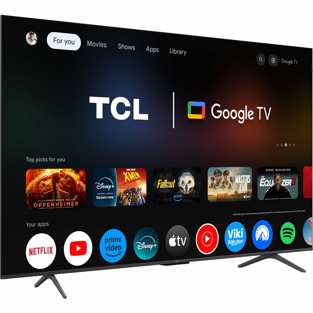 TCL 65P8K | 65" 4K Ultra HD QLED Smart TV | Google TV | Quantum Dot | Dolby Vision | 120Hz (2025) - Afbeelding 4