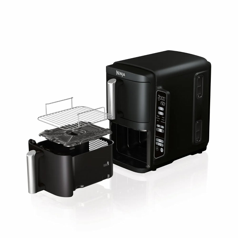 Ninja SL300EU Airfryer | Dubbele Mand | 7,6 Liter | Vrijstaand | 1750 Watt | Zwart - Afbeelding 8
