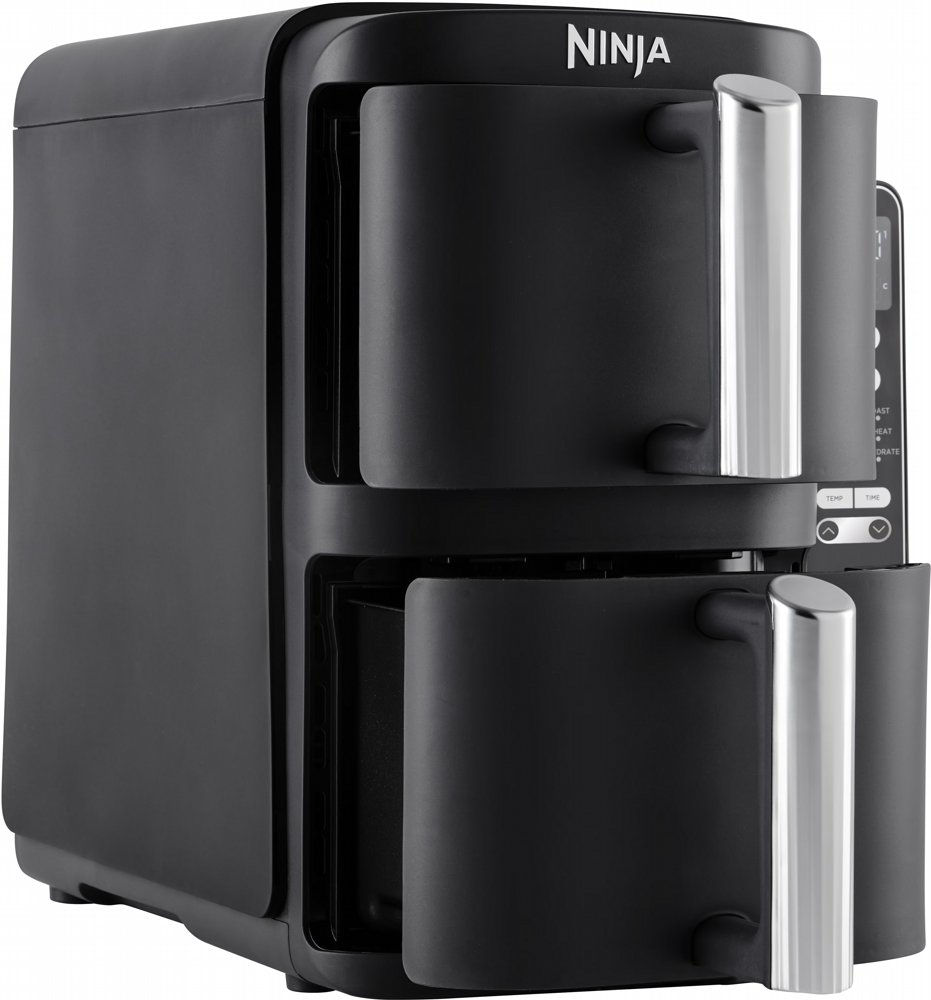Ninja SL300EU Airfryer | Dubbele Mand | 7,6 Liter | Vrijstaand | 1750 Watt | Zwart - Afbeelding 4