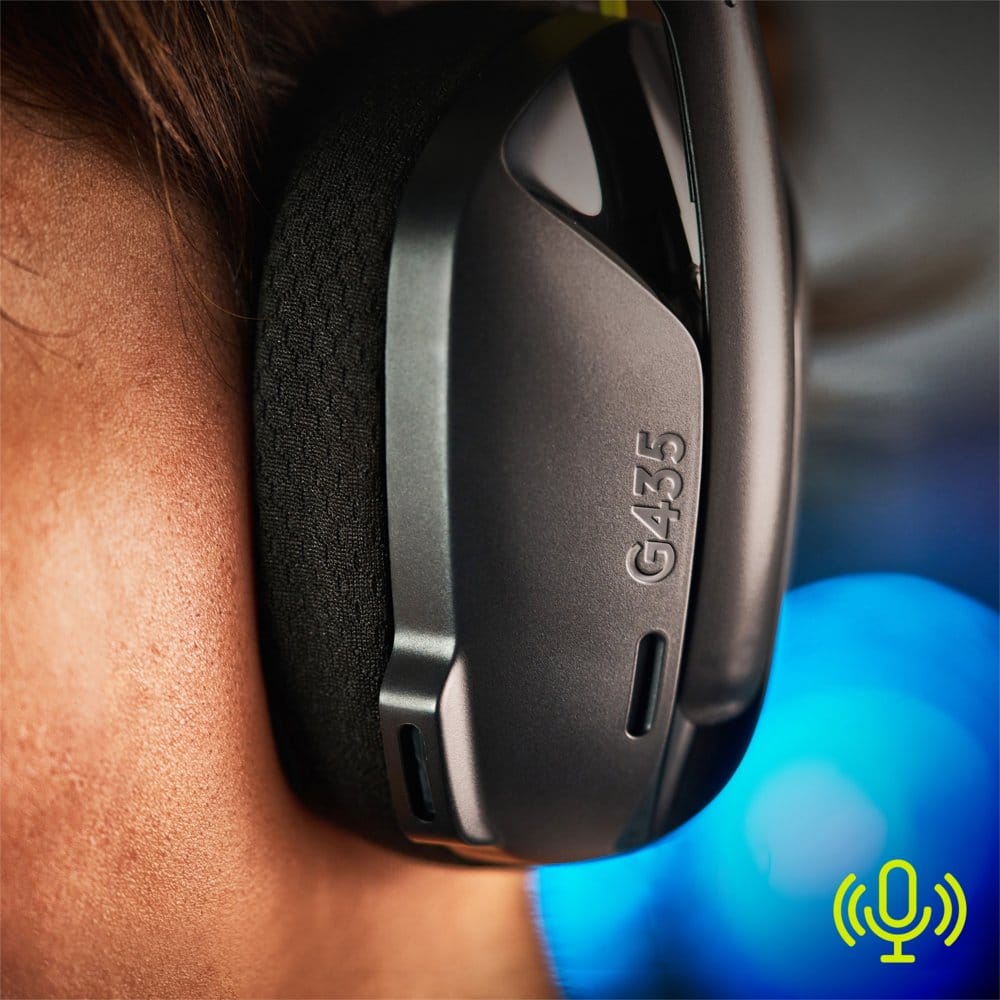 Logitech G435 Wireless Gaming Headset | Bluetooth & Lightspeed | Hoofdband | Zwart - Afbeelding 6